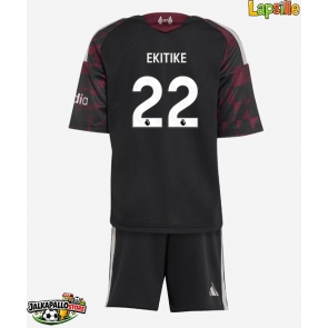 Liverpool Hugo Ekitike #22 Kolmaspaita Lapsille 2026-27 Lyhythihainen (+ shortsit)